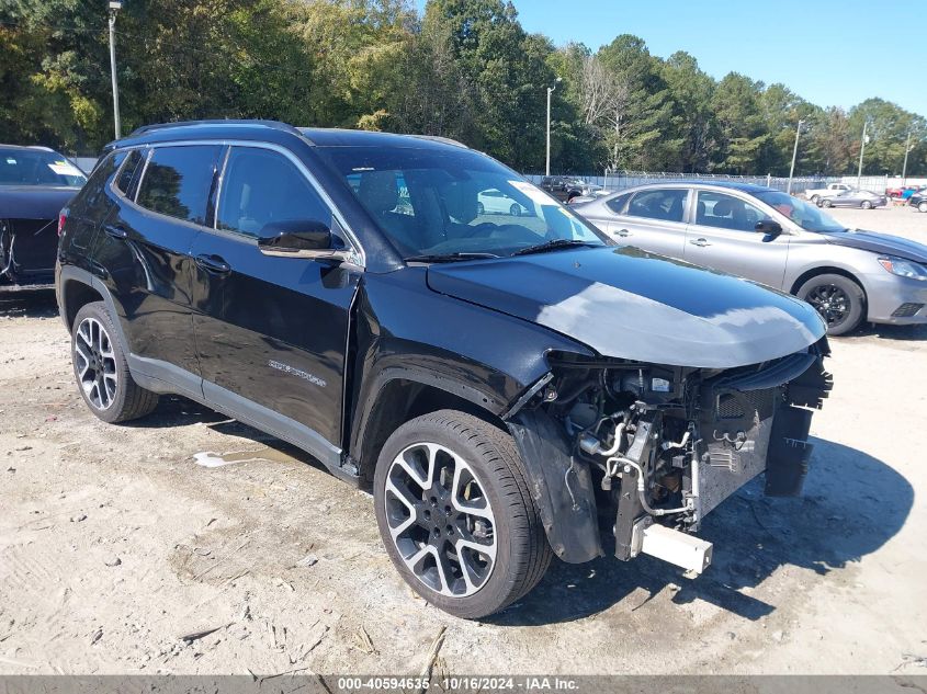 2018 Jeep Compass Limited 4X4 VIN: 3C4NJDCB9JT206753 Lot: 40594635