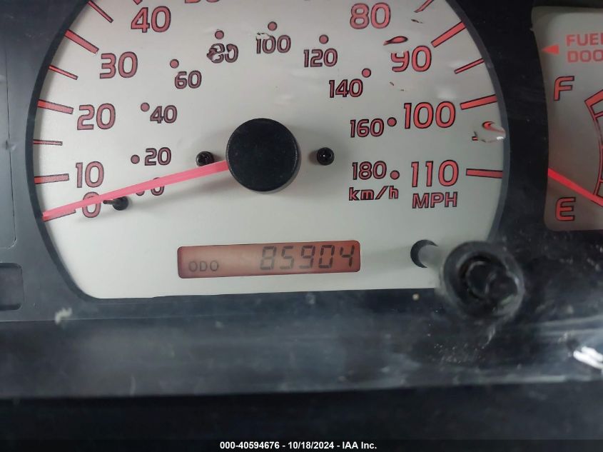 2004 Toyota Tacoma VIN: 5TEVL52N64Z464256 Lot: 40594676