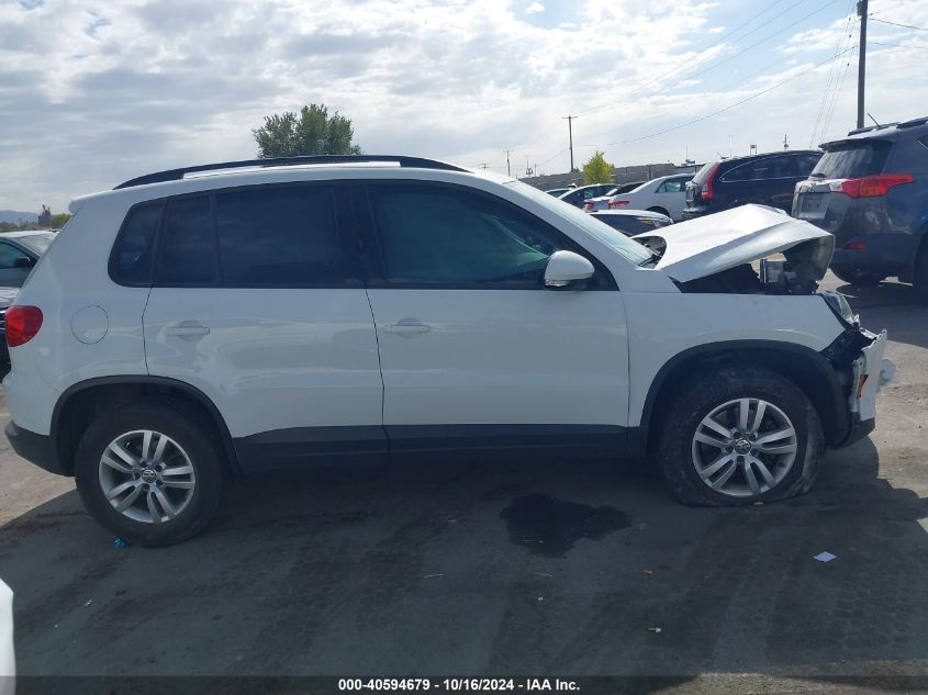 2017 Volkswagen Tiguan 2.0T/2.0T S VIN: WVGAV7AX8HK037240 Lot: 40594679