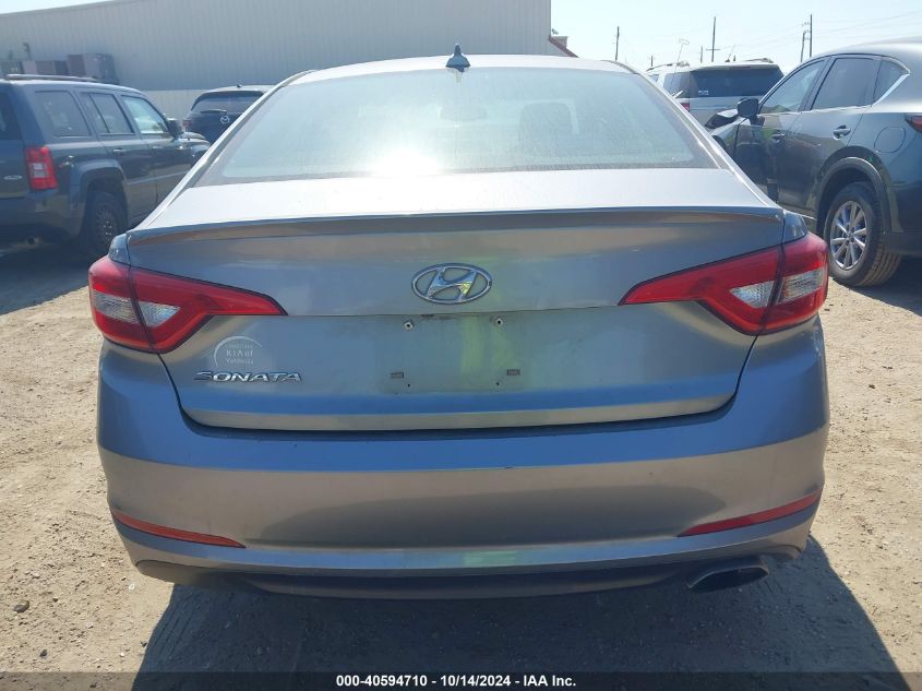 2016 Hyundai Sonata Se VIN: 5NPE24AF8GH262873 Lot: 40594710