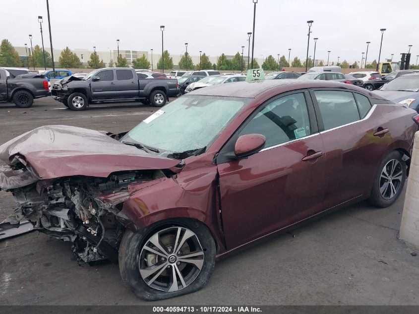 2020 Nissan Sentra Sv Xtronic Cvt VIN: 3N1AB8CV6LY239439 Lot: 40594713