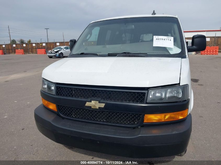 1GAZGPFG4L1180493 2020 Chevrolet Express Passenger Rwd 3500 Extended Wheelbase Lt