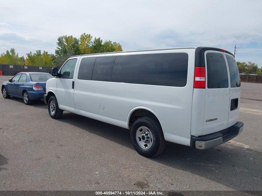 2020 CHEVROLET EXPRESS PASSENGER RWD 3500 EXTENDED WHEELBASE LT - 1GAZGPFG4L1180493