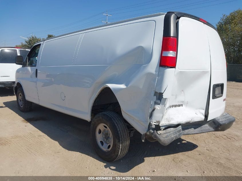 2023 GMC Savana Cargo Rwd 2500 Extended Wheelbase Work Van VIN: 1GTW7BFP3P1107490 Lot: 40594835