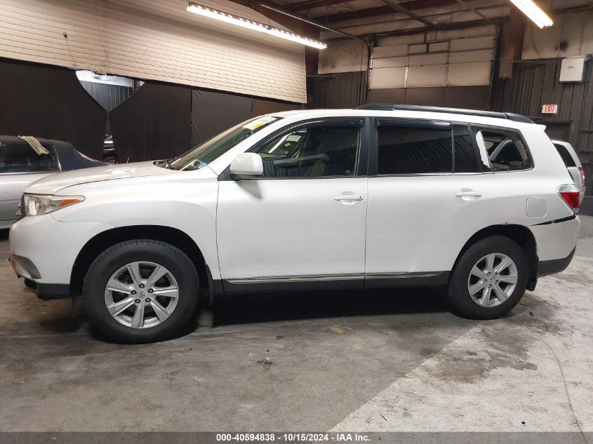 2012 Toyota Highlander Se V6 VIN: 5TDBK3EH9CS136163 Lot: 40594838