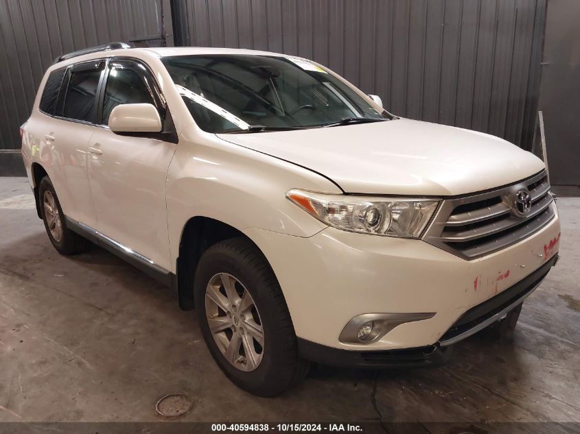 2012 Toyota Highlander Se V6 VIN: 5TDBK3EH9CS136163 Lot: 40594838