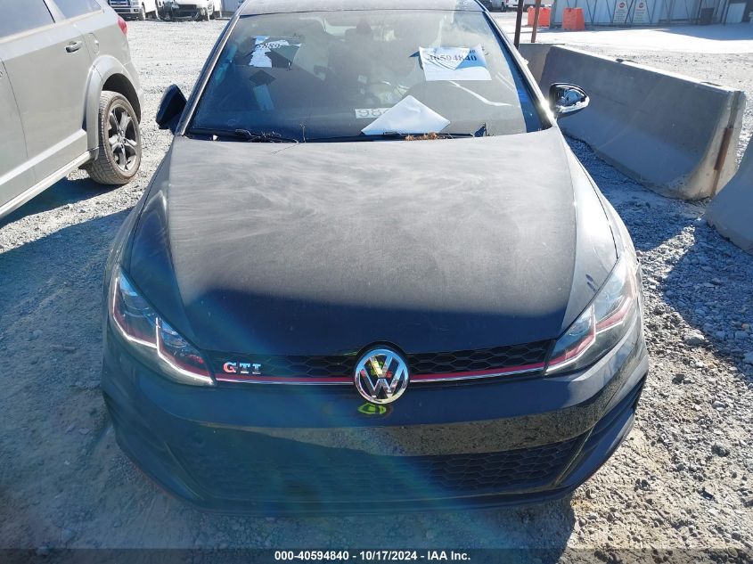 2018 Volkswagen Golf Gti 2.0T Autobahn/2.0T S/2.0T Se VIN: 3VW447AU5JM281806 Lot: 40594840