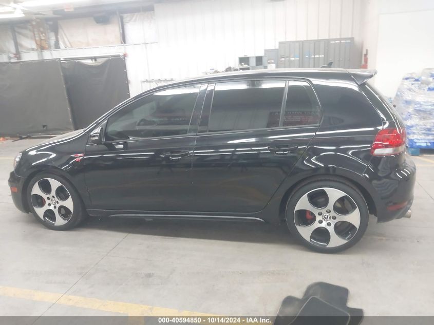 2013 Volkswagen Gti 4-Door VIN: WVWHD7AJ8DW121465 Lot: 40594850