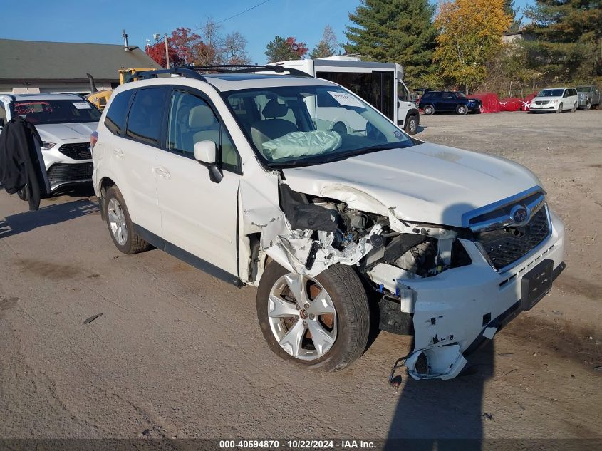 2016 Subaru Forester 2.5I Premium VIN: JF2SJADC6GH558965 Lot: 40594870