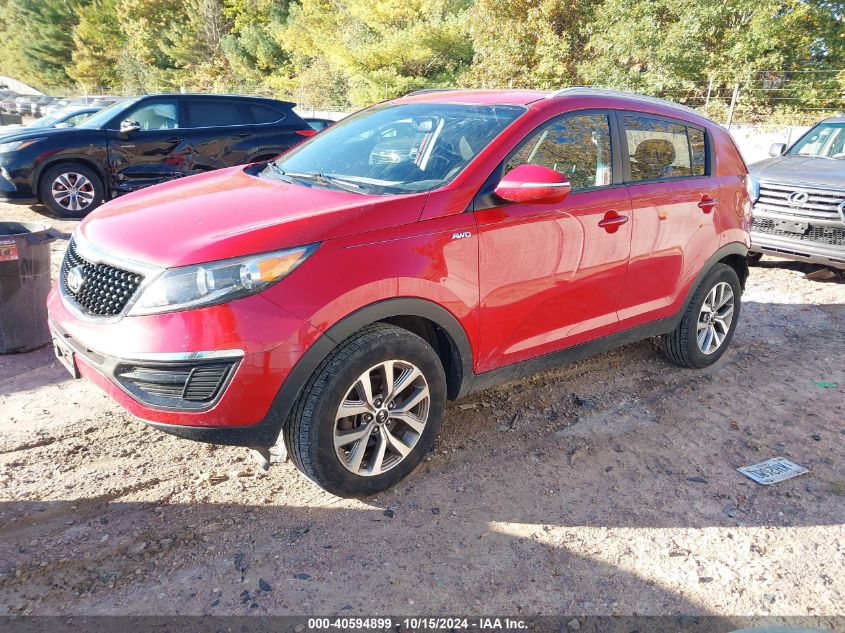 2015 Kia Sportage Lx VIN: KNDPBCAC0F7693610 Lot: 40594899