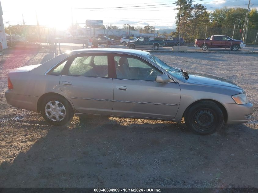 2000 Toyota Avalon Xl VIN: 4T1BF28B8YU007688 Lot: 40594909