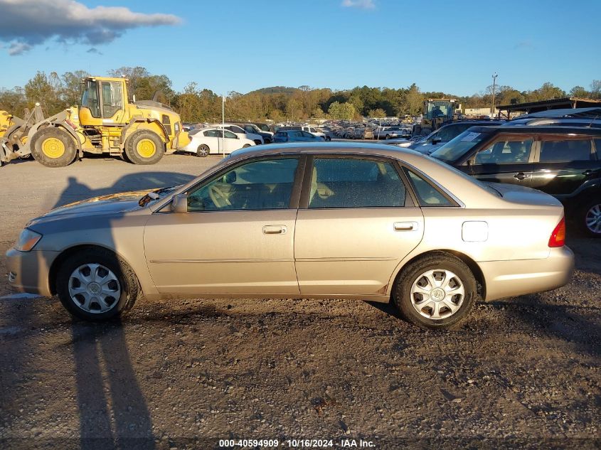 2000 Toyota Avalon Xl VIN: 4T1BF28B8YU007688 Lot: 40594909