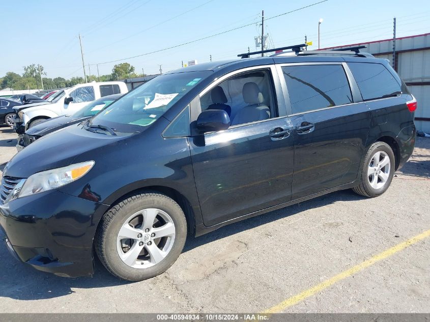 2015 Toyota Sienna Le VIN: 5TDKK3DC5FS659674 Lot: 40594934