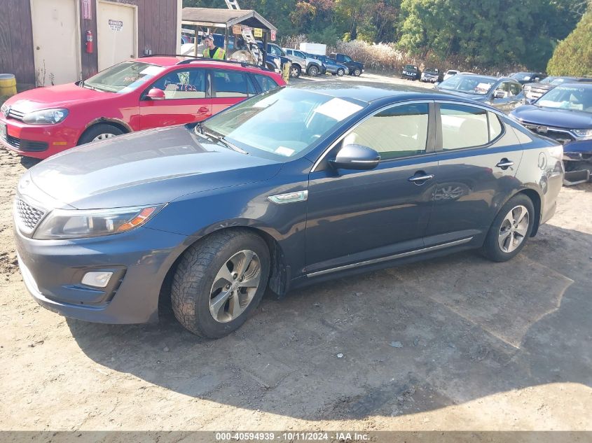 2014 Kia Optima Hybrid Lx VIN: KNAGM4AD8E5064323 Lot: 40594939