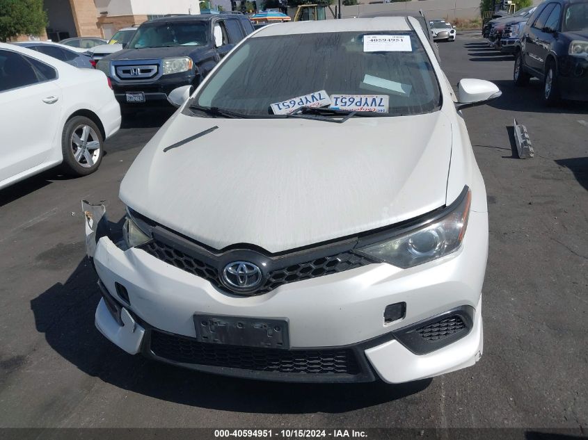 2017 Toyota Corolla Im VIN: JTNKARJE4HJ526881 Lot: 40594951