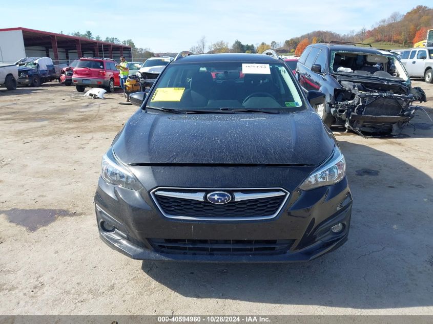 2019 Subaru Impreza 2.0I Premium VIN: 4S3GTAD65K3760694 Lot: 40594960