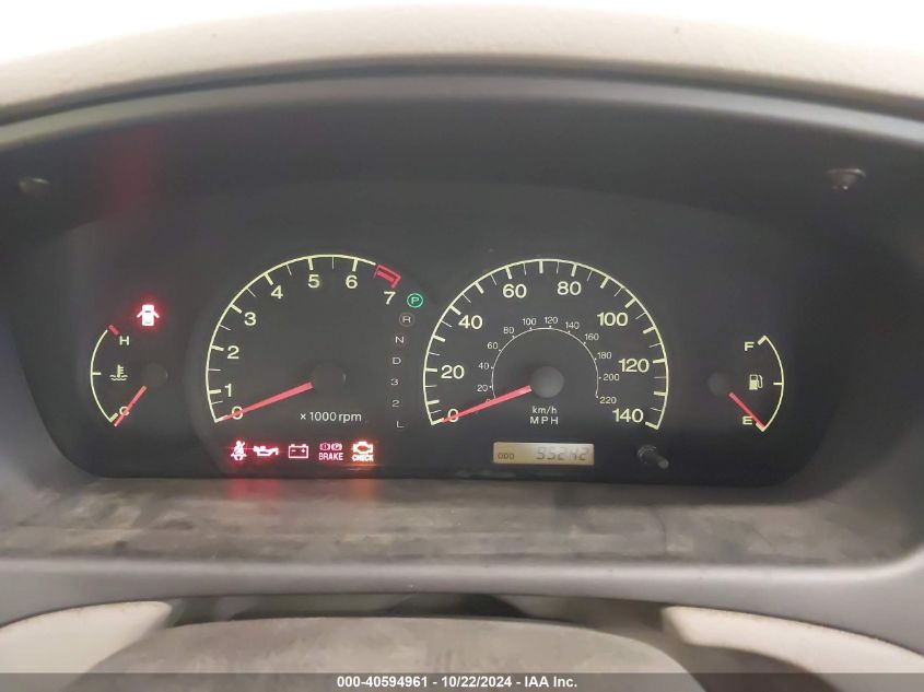 2002 Hyundai Elantra Gls VIN: KMHDN45D72U369693 Lot: 40594961