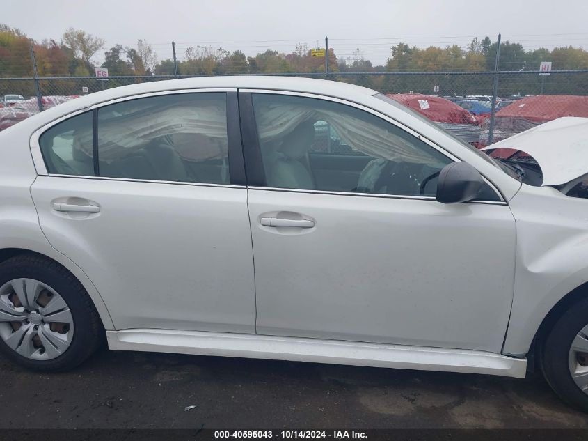 2013 Subaru Legacy 2.5I VIN: 4S3BMBA63D3039469 Lot: 40595043