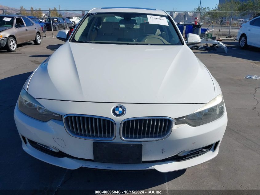 2012 BMW 328I VIN: WBA3A5C52CF258453 Lot: 40595046