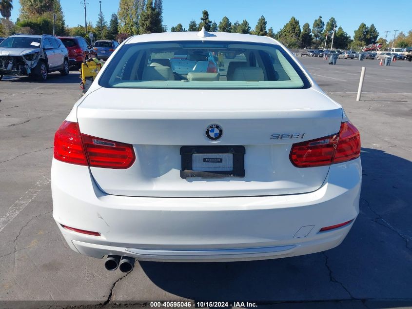 2012 BMW 328I VIN: WBA3A5C52CF258453 Lot: 40595046