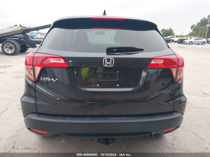 2018 Honda Hr-V Lx VIN: 3CZRU5H34JM722703 Lot: 40595080