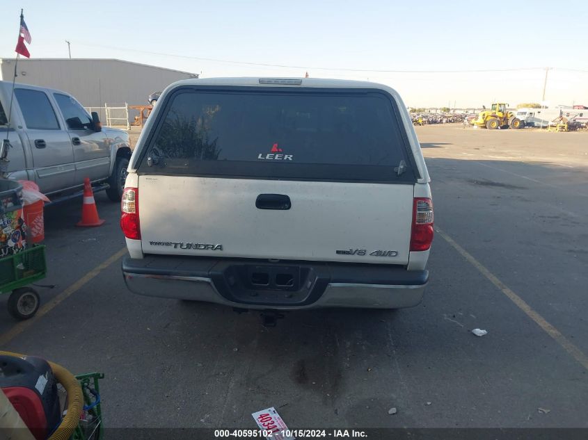 2006 Toyota Tundra Sr5 V8 VIN: 5TBBT44126S487761 Lot: 40595102