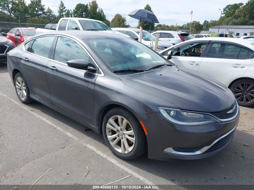 2015 Chrysler 200 Limited VIN: 1C3CCCAB5FN677566 Lot: 40595110