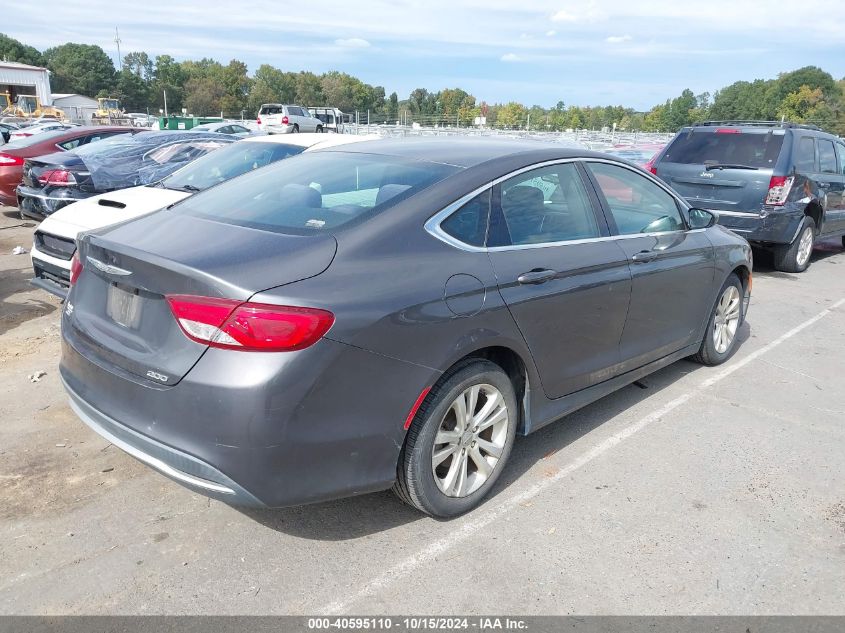 2015 Chrysler 200 Limited VIN: 1C3CCCAB5FN677566 Lot: 40595110