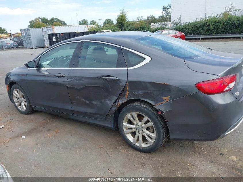 2015 Chrysler 200 Limited VIN: 1C3CCCAB5FN677566 Lot: 40595110