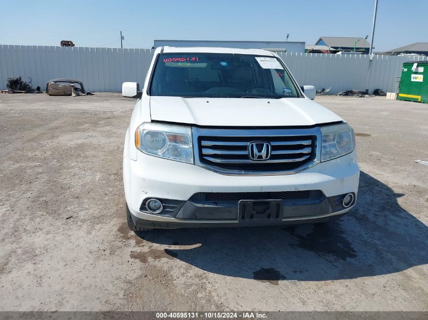 2013 Honda Pilot Ex-L VIN: 5FNYF3H55DB037426 Lot: 40595131