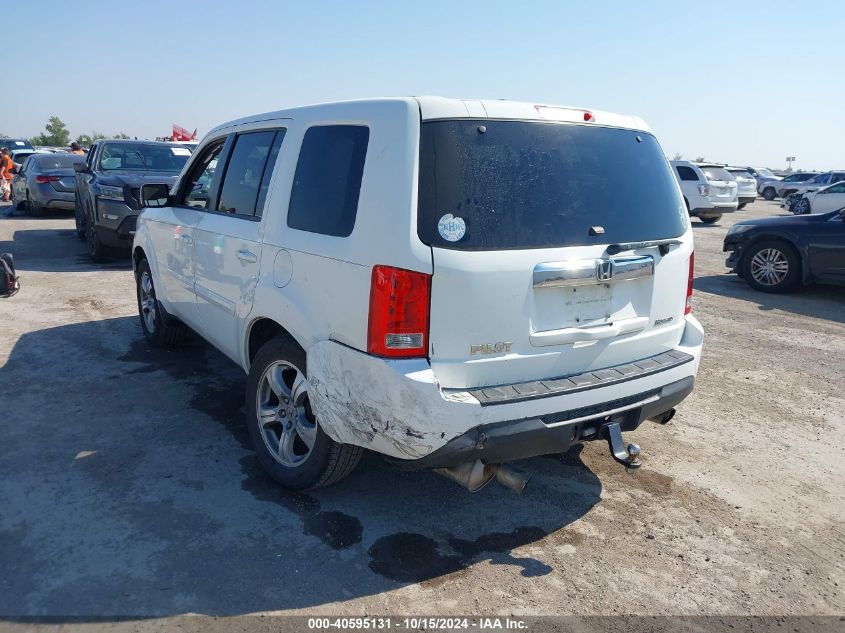 2013 Honda Pilot Ex-L VIN: 5FNYF3H55DB037426 Lot: 40595131