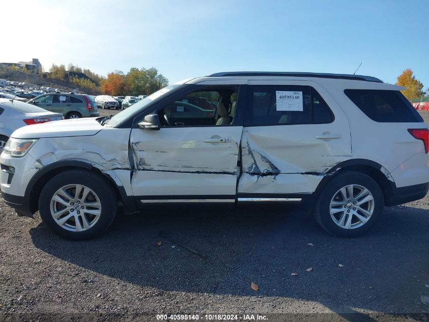 2018 Ford Explorer Xlt VIN: 1FM5K8D82JGB94050 Lot: 40595140