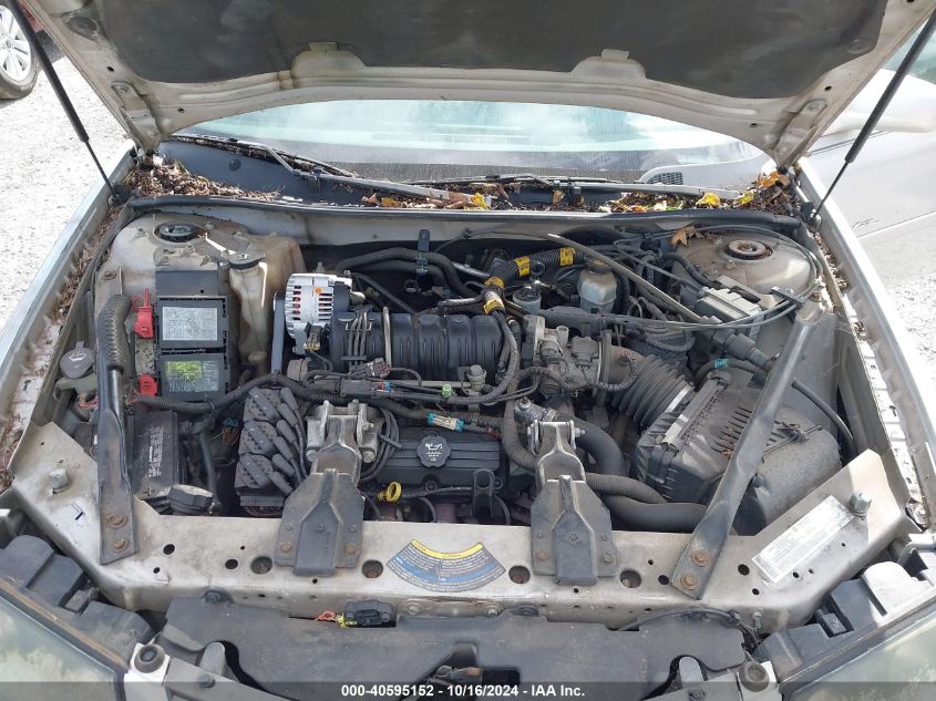 2004 Chevrolet Impala Ls VIN: 2G1WH52K249114617 Lot: 40595152