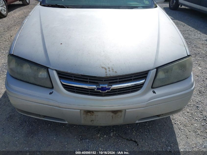 2004 Chevrolet Impala Ls VIN: 2G1WH52K249114617 Lot: 40595152