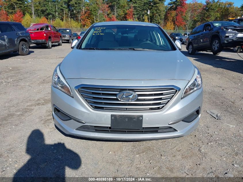 2016 Hyundai Sonata VIN: 5NPE24AF9GH398655 Lot: 40595189