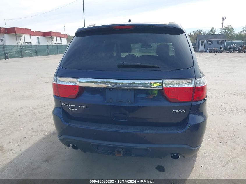 2012 Dodge Durango Crew VIN: 1C4SDJDT8CC358893 Lot: 40595202