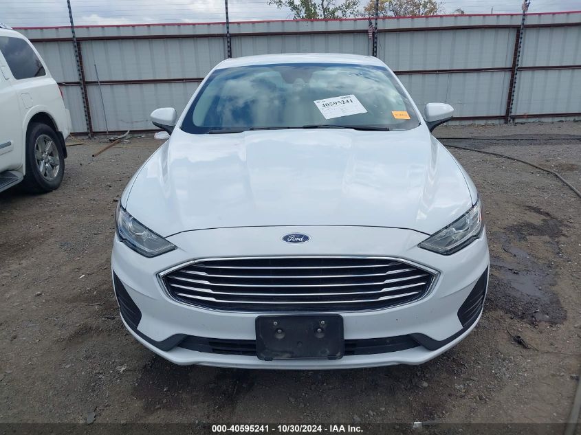 2019 Ford Fusion Se VIN: 3FA6P0HD8KR239415 Lot: 40595241