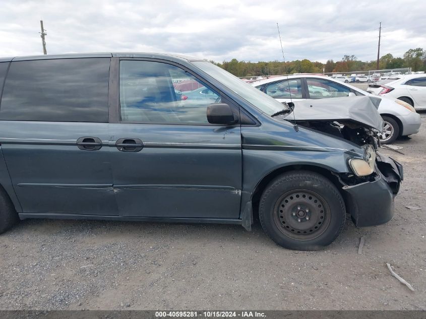 2003 Honda Odyssey Lx VIN: 5FNRL18503B113876 Lot: 40595281