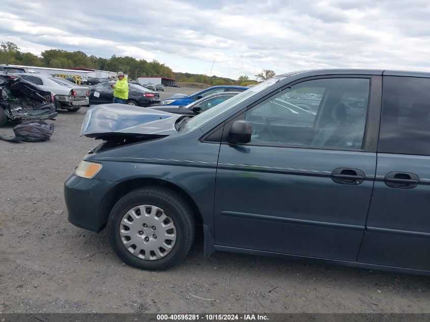 2003 Honda Odyssey Lx VIN: 5FNRL18503B113876 Lot: 40595281