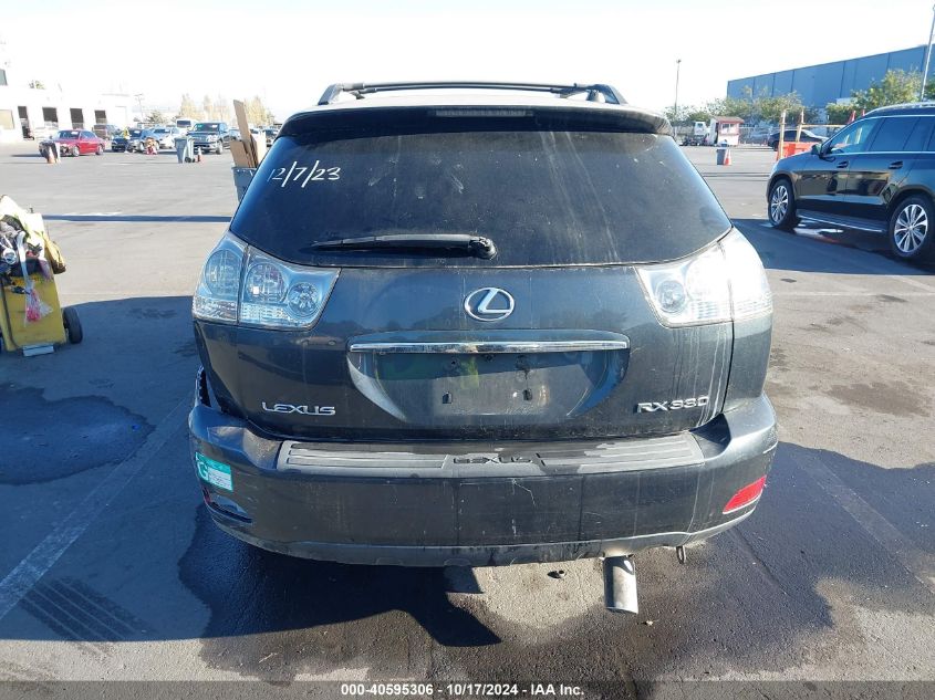 2006 Lexus Rx 330 VIN: 2T2HA31U36C089205 Lot: 40595306