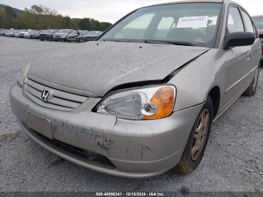 2002 Honda Civic Lx VIN: 2HGES16562H602717 Lot: 40595341