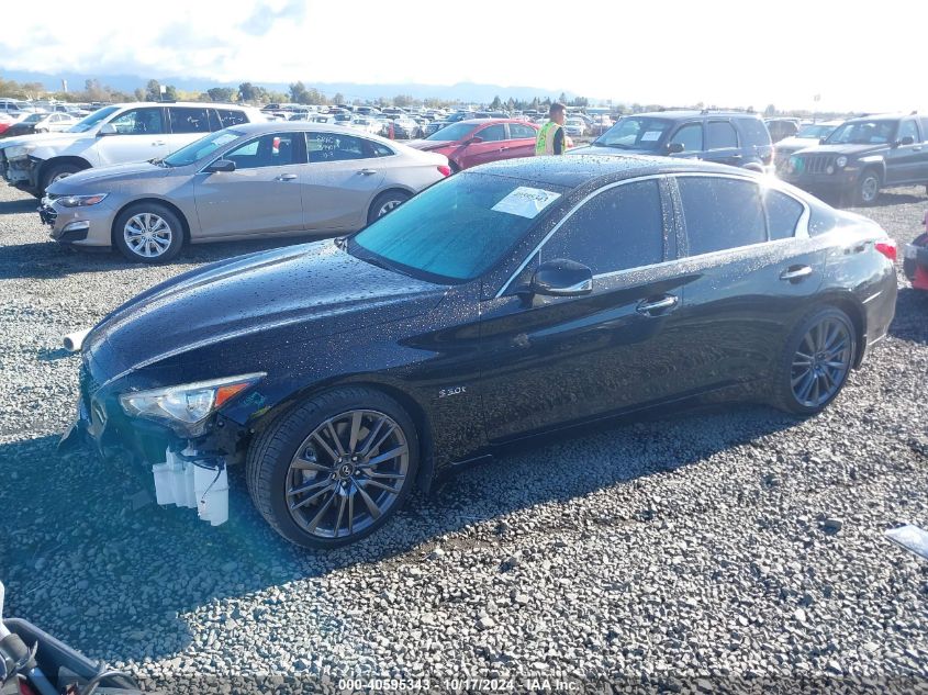 VIN JN1FV7AP1GM421490 2016 Infiniti Q50, 3.0T Red S... no.2