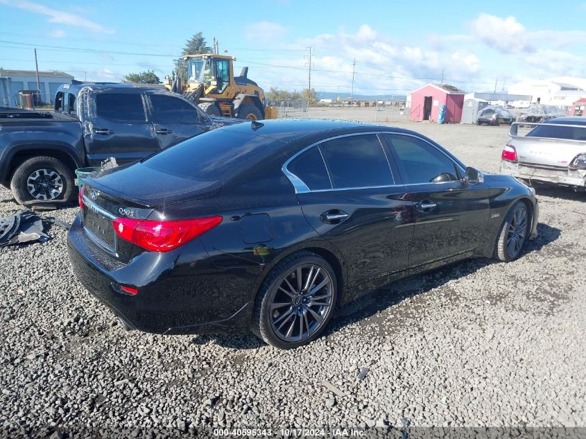 VIN JN1FV7AP1GM421490 2016 Infiniti Q50, 3.0T Red S... no.4