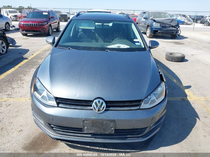 2015 Volkswagen Golf Sportwagen Tdi S 4-Door VIN: 3VWCA7AU6FM513728 Lot: 40595355