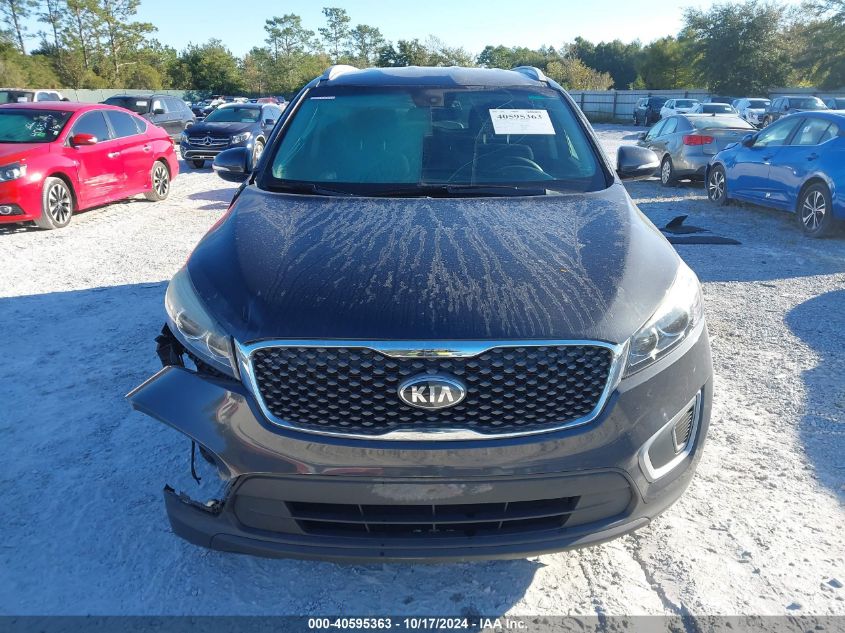 2018 Kia Sorento 2.4L Lx VIN: 5XYPG4A36JG388843 Lot: 40595363