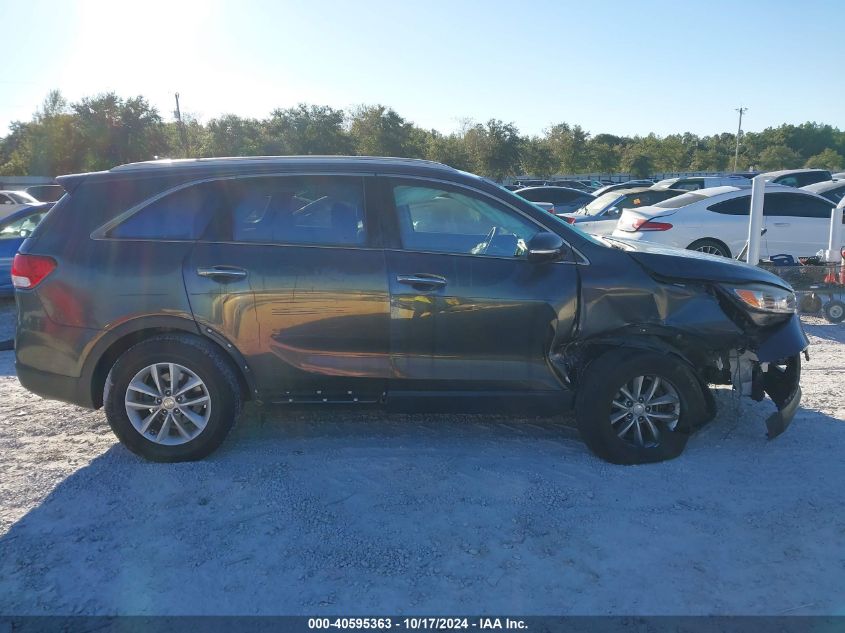 2018 Kia Sorento 2.4L Lx VIN: 5XYPG4A36JG388843 Lot: 40595363