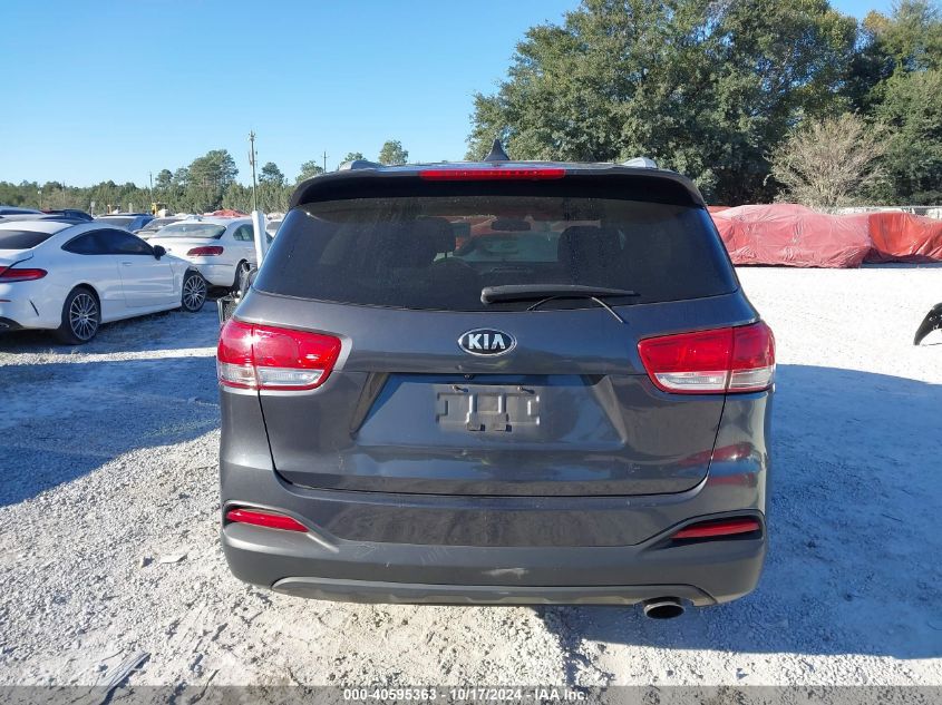 2018 Kia Sorento 2.4L Lx VIN: 5XYPG4A36JG388843 Lot: 40595363