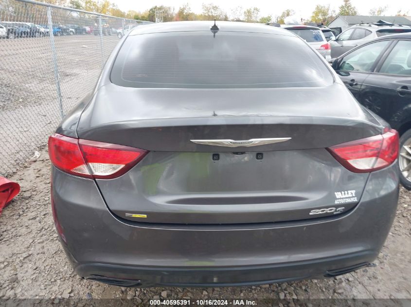 2015 Chrysler 200 S VIN: 1C3CCCBB1FN602118 Lot: 40595391