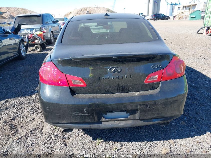 2011 Infiniti G37X VIN: JN1CV6AR8BM405679 Lot: 40595417