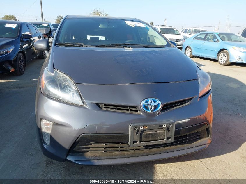 2013 Toyota Prius Three VIN: JTDKN3DU5D5619839 Lot: 40595418